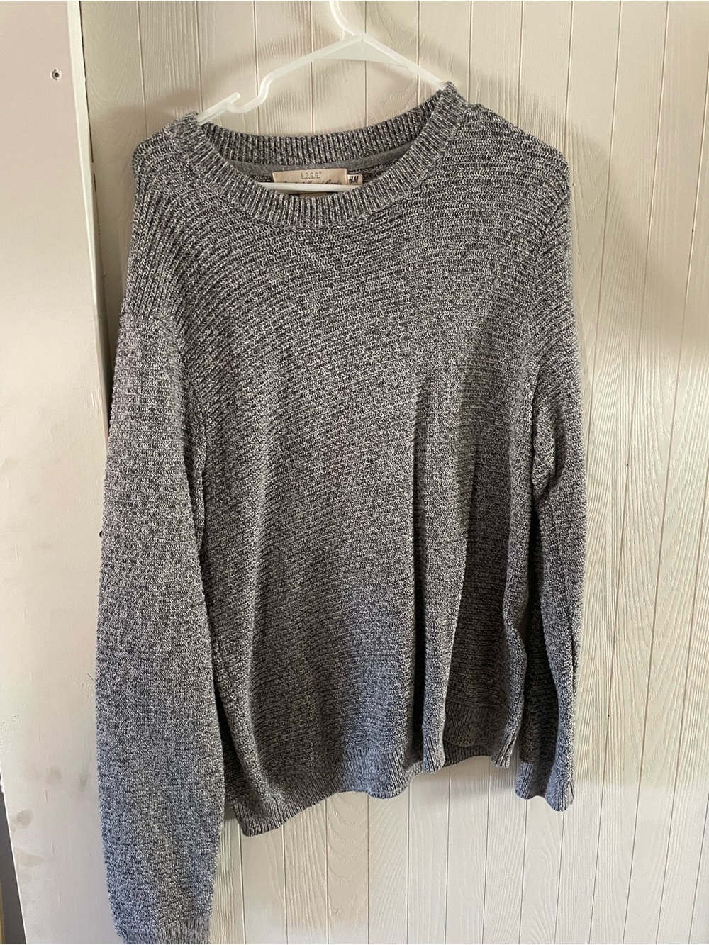 LOFT Gray Heather Crewneck Sweater - Soft Everyday Knit